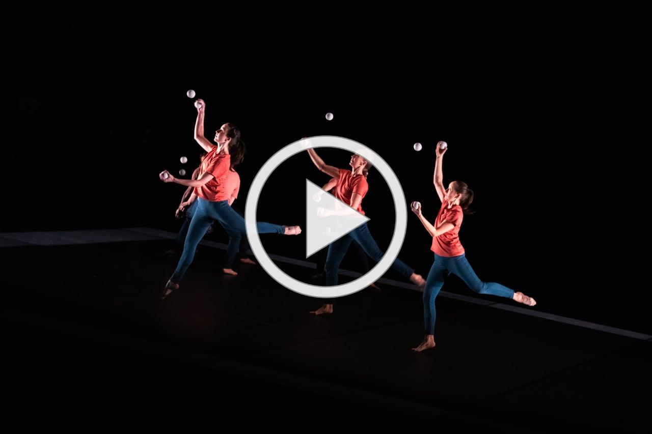 A brief excerpt of Gandini Juggling excerpted from Life: A love letter to Merce Cunningham.